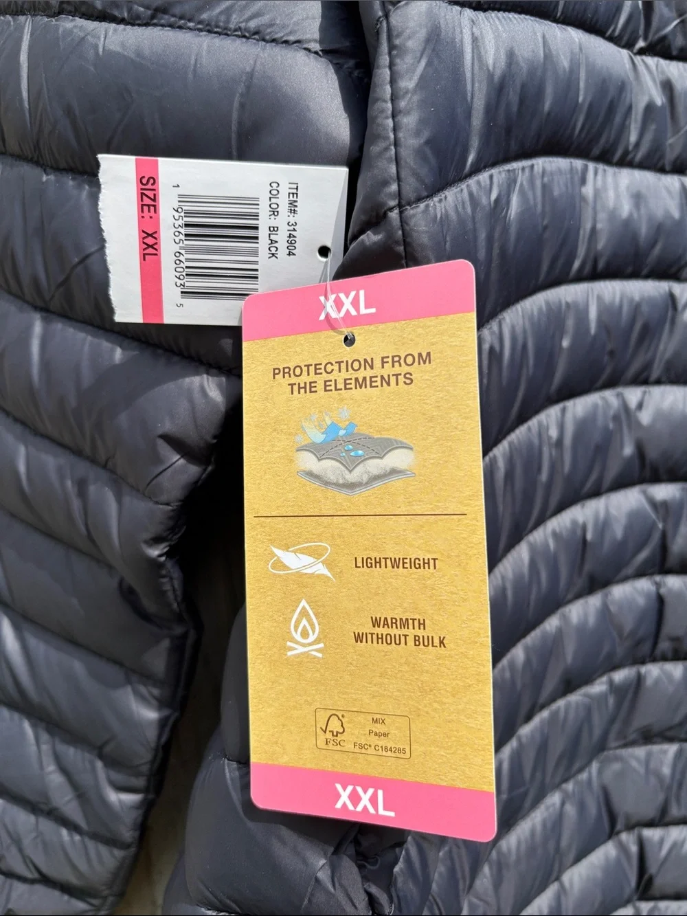 ZeroXPosur  Hooded Puffer Jacket for Women Black Size XXL